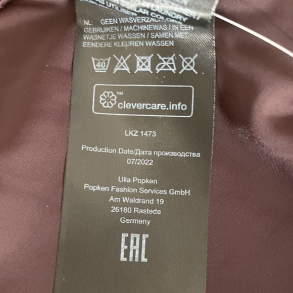 Ulla Popken Pantie Lace Detail Chocolate Brown Plus Size 5X 28/30 NWT‎ - Picture 4 of 5